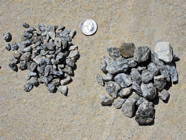 Comparison native stone